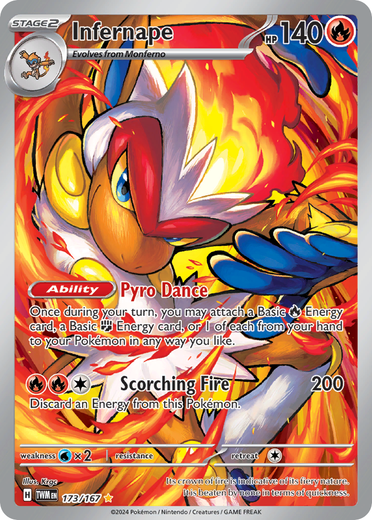 Twilight Masquerade Infernape #173/167